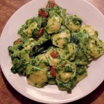 spinach pesto ravioli