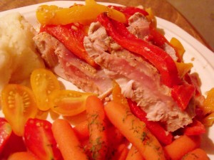 tuna and roasted red peppers