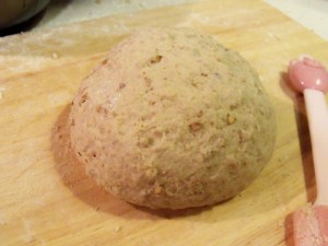 barley oats and buckwheat groats dough