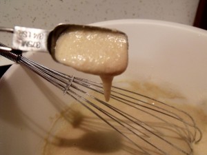 barley oats and buckwheat groats batter