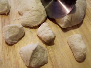 dough cuts for cheesesteak bites