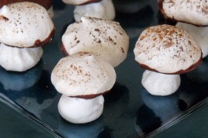 meringue mushrooms