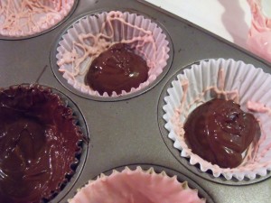 Chocolate cups