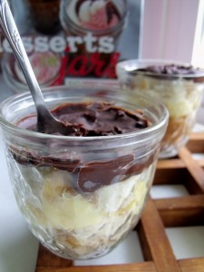 Boston Cream Pie in a jar