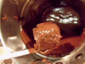 choc covered brownie
