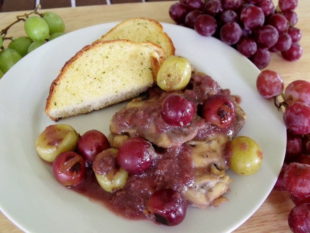 Chicken with Roasted Grape Sauce