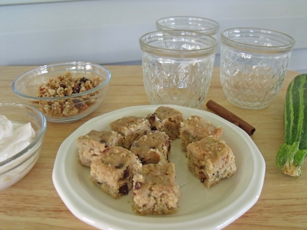 zucchini parfait ingredients