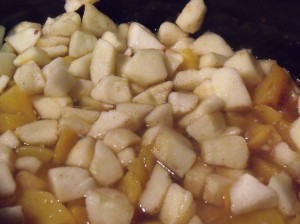 peach applesauce crock