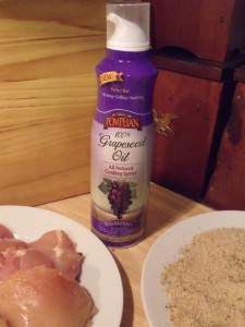 Breaded Chicken Cutlets with Grapeseed Oil Ingredients