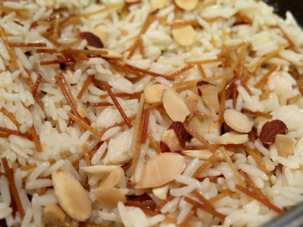 rice vermicelli almonds
