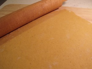 pumpkin flatbread dough