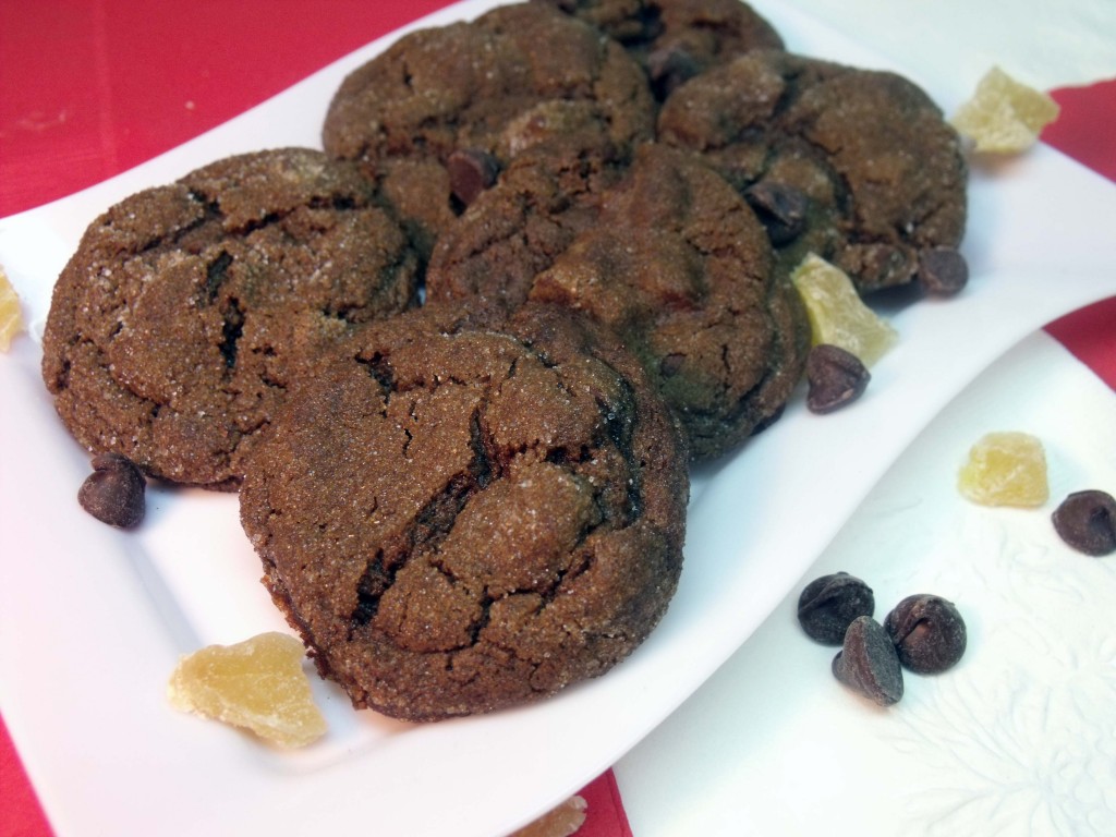 chocolate gingerbread cookies