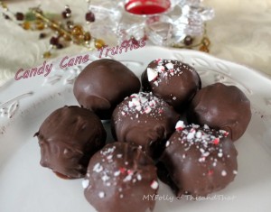 candy cane truffles