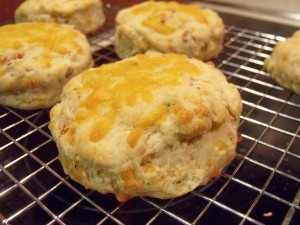 cheddar Bacon Biscuit finished