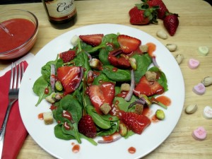 spinach fresh strawberry salad