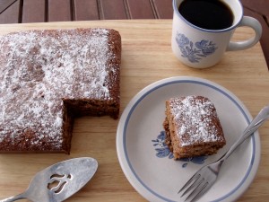 cake and coffee