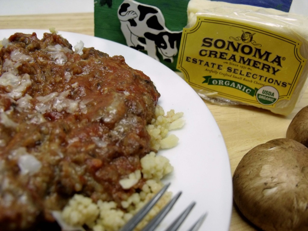 Cheesy Mushroom Couscous