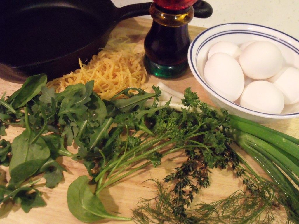 herb frittata ingredients