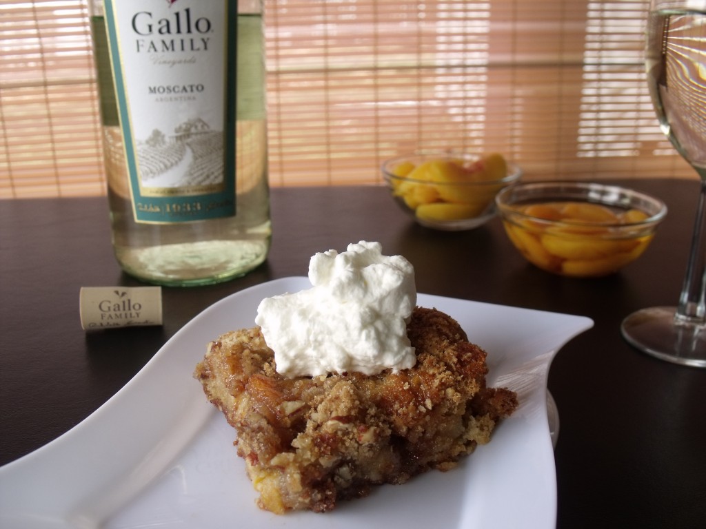 Peach Apricot Moscato Cake