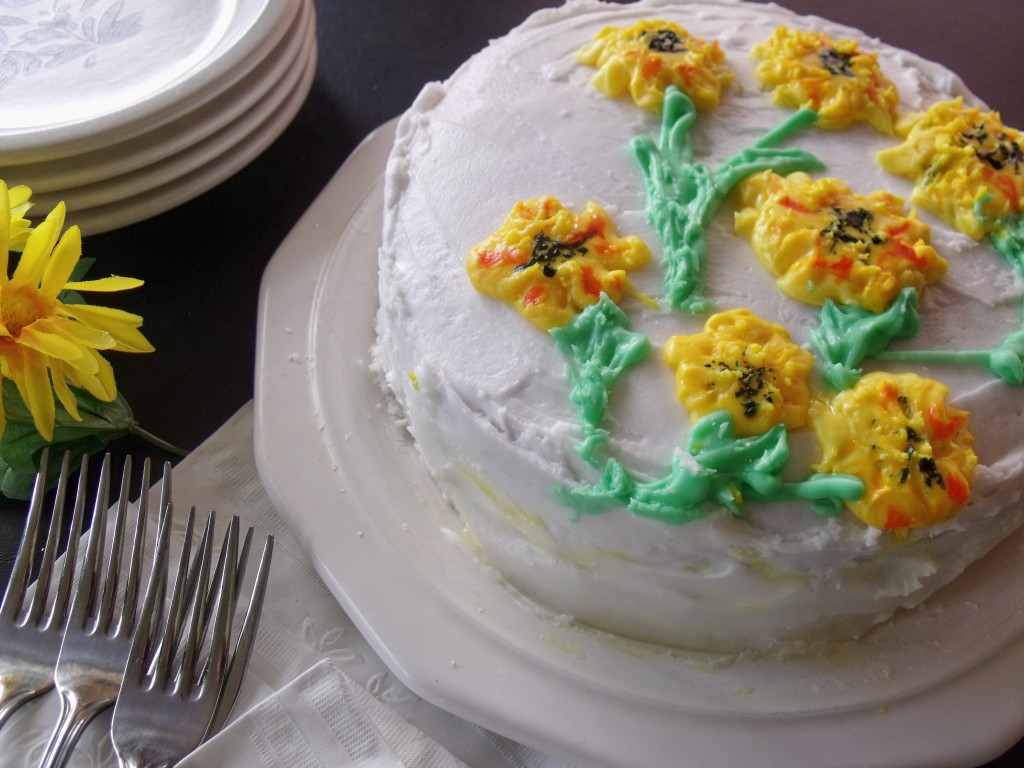 Black-Eyed Susan whole cake