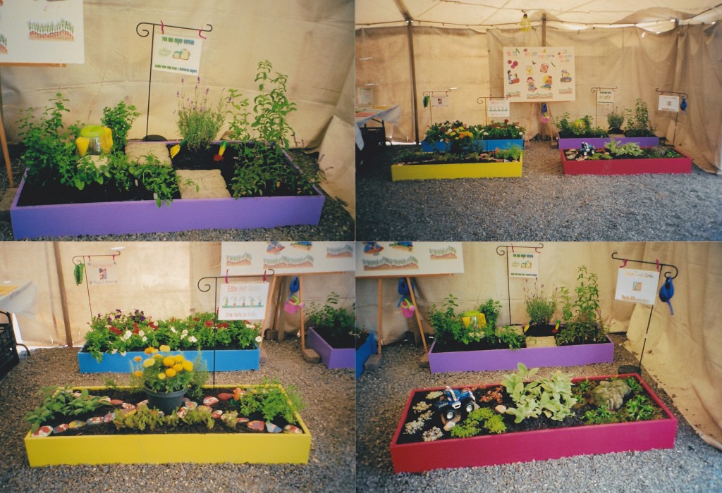 kids garden display