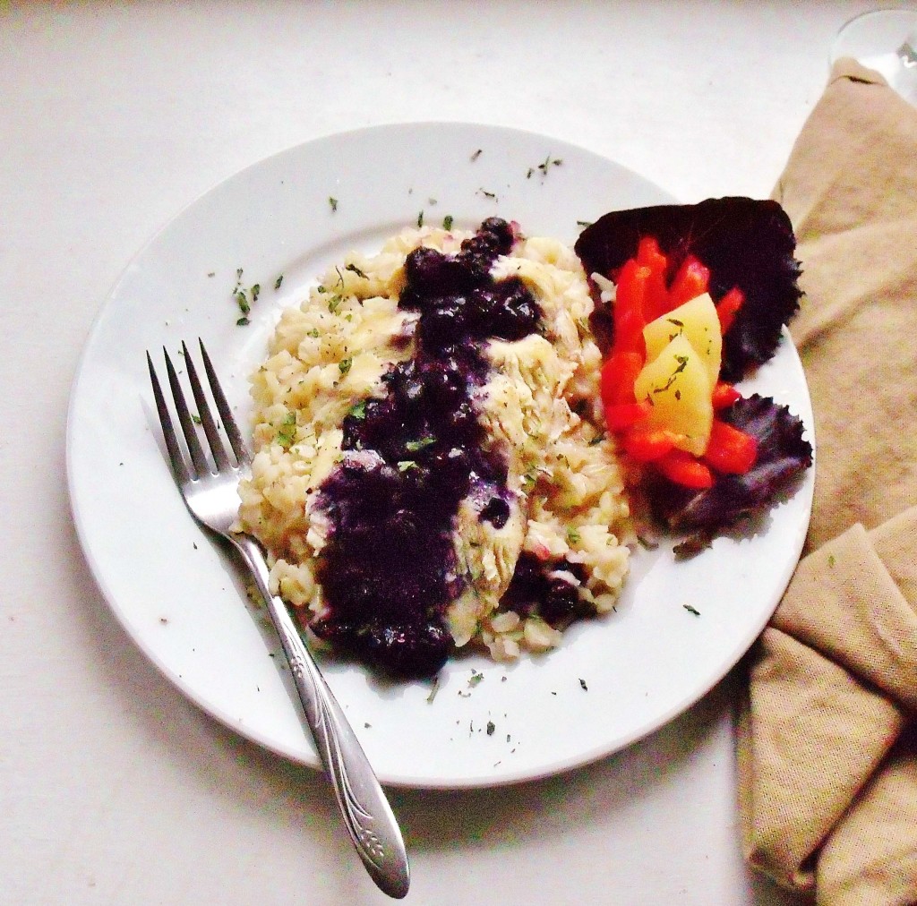 Blueberry Chicken and Rice