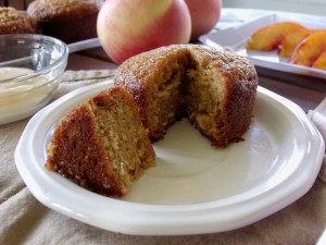 Peaches and Cream Oatmeal Cake plain