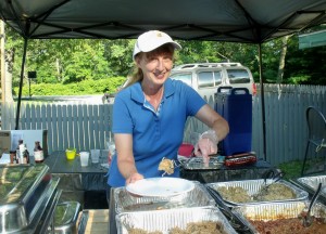 serving last piece of turkey London broil