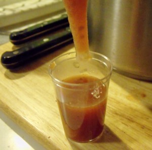 tomato basil fill shooters