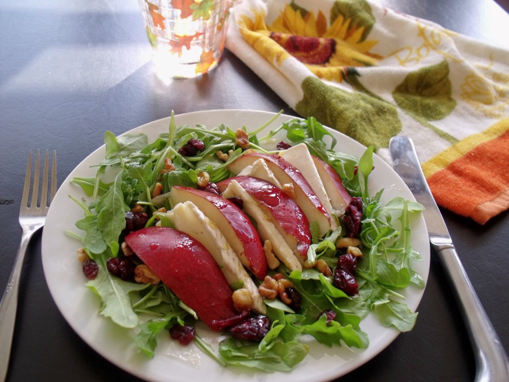 Brie and Pear Salad Plate