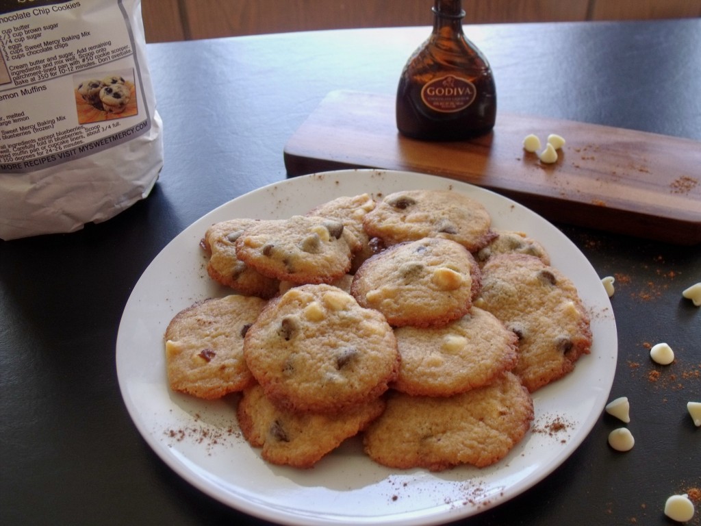 Grown-up Cinnamon Chocolate Chip cookie Plate