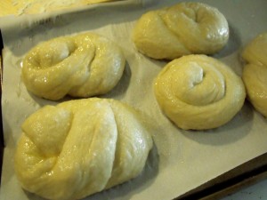 pretzel dough resting