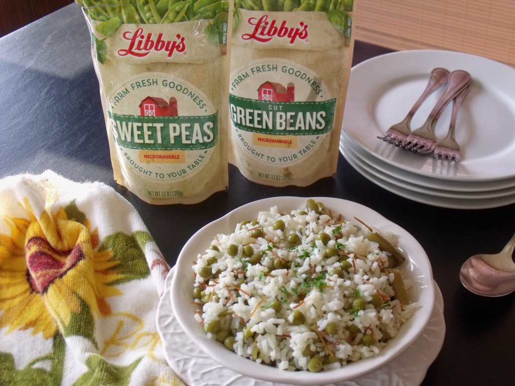 Pea and Green Bean Rice Medley with Libbys