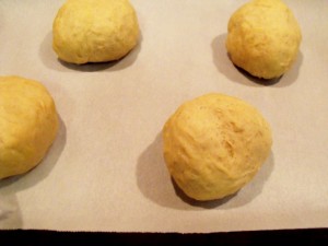 sweet potato rolls dough bun