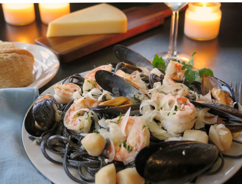 Seafood Scampi Plate