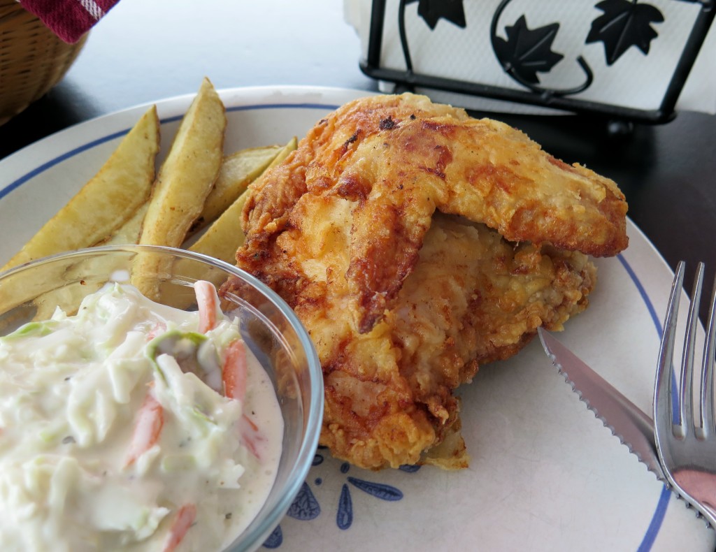 fried chicken blue plate special