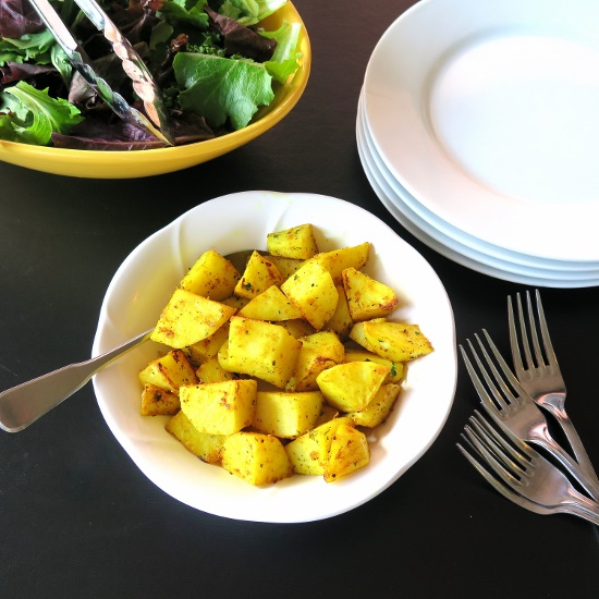 Turmeric Lime Roasted Potatoes bowl (550x550)