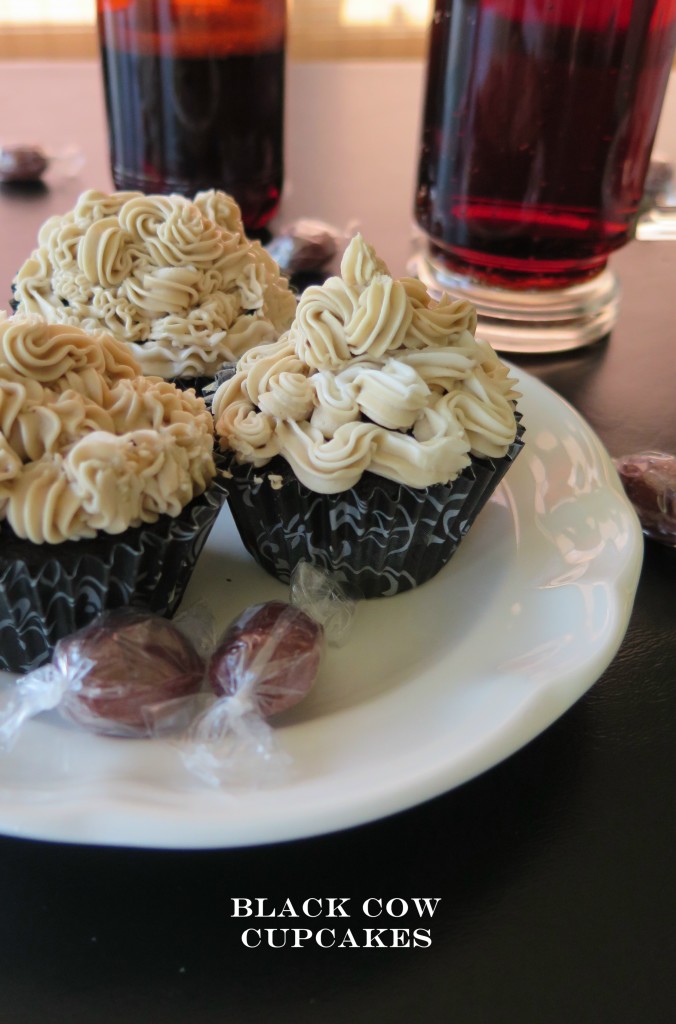 Black Cow Cupcakes