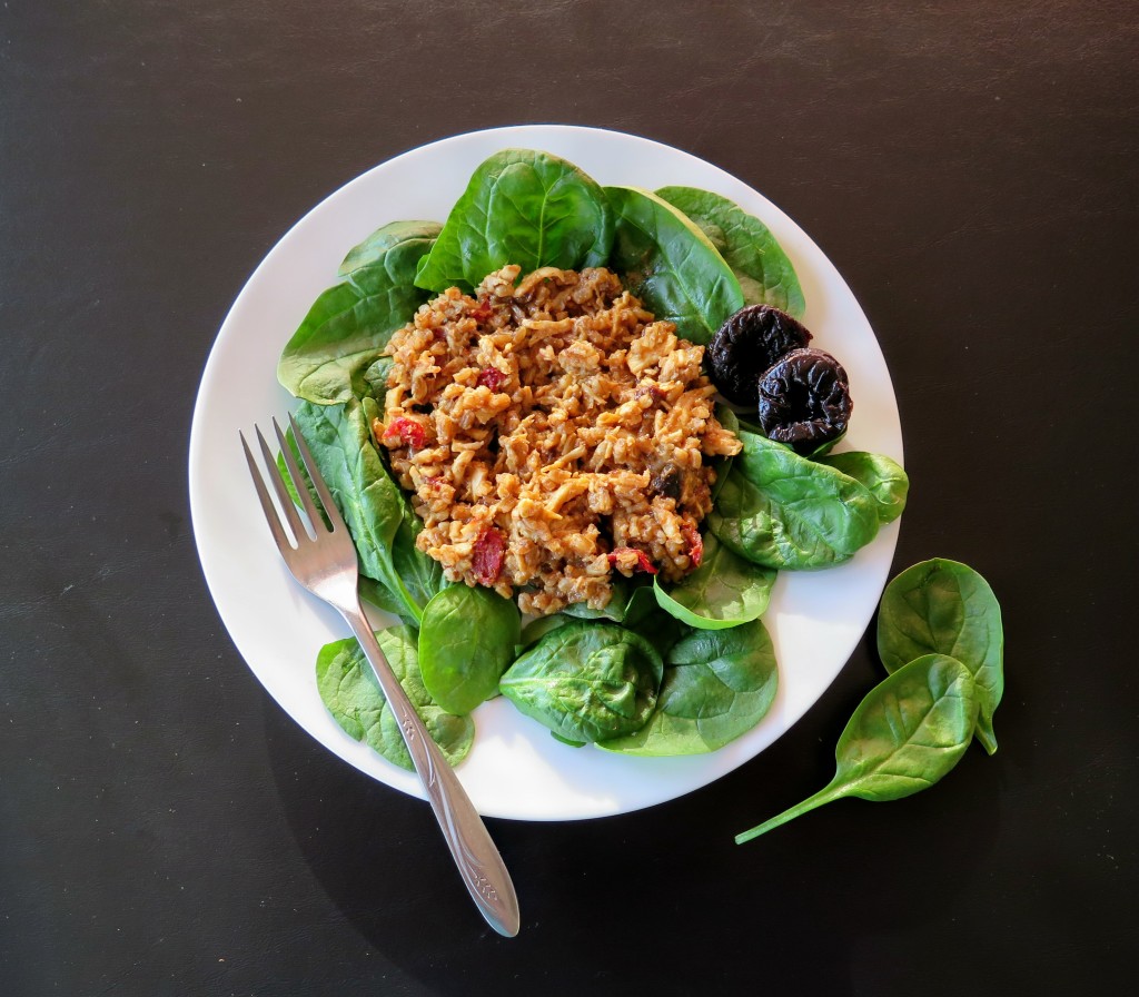 Chicken Wheatberry Salad with Plum Dressing