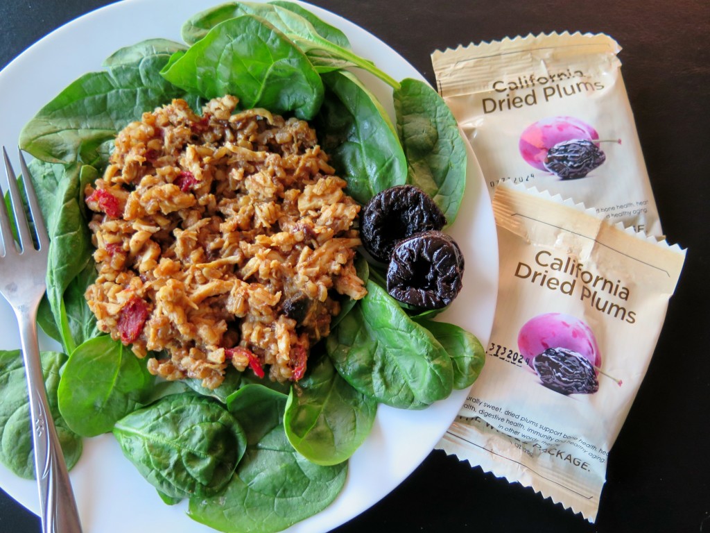 Chicken Wheatberry Salad with Plum Packs