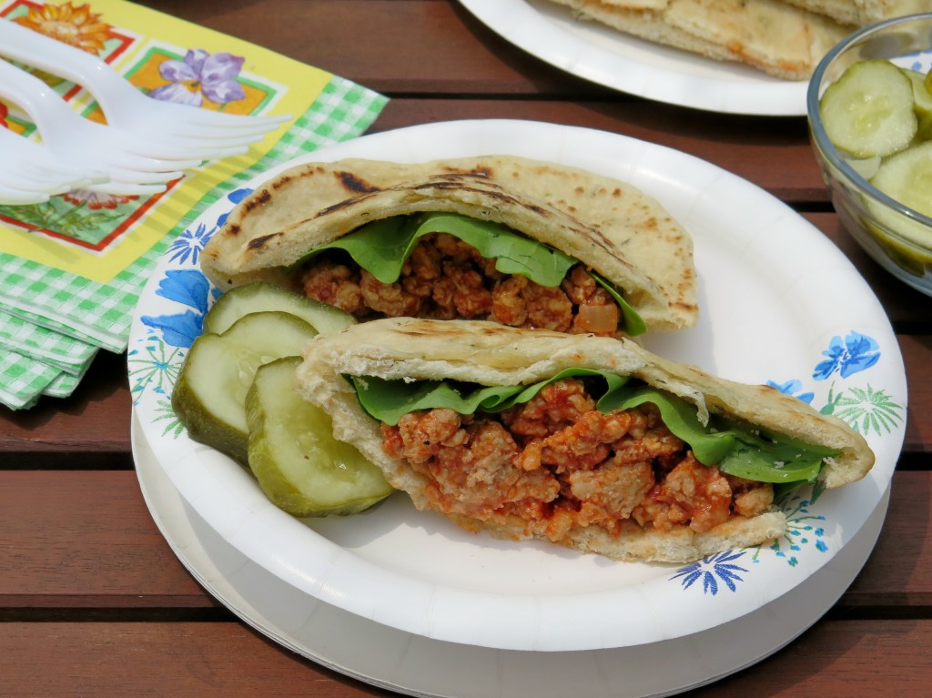 Chicken Sloppy Joe Pita