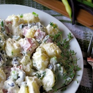 Ham String Bean Potato salad 