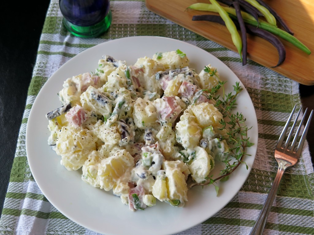 Ham and String Bean Potato Salad