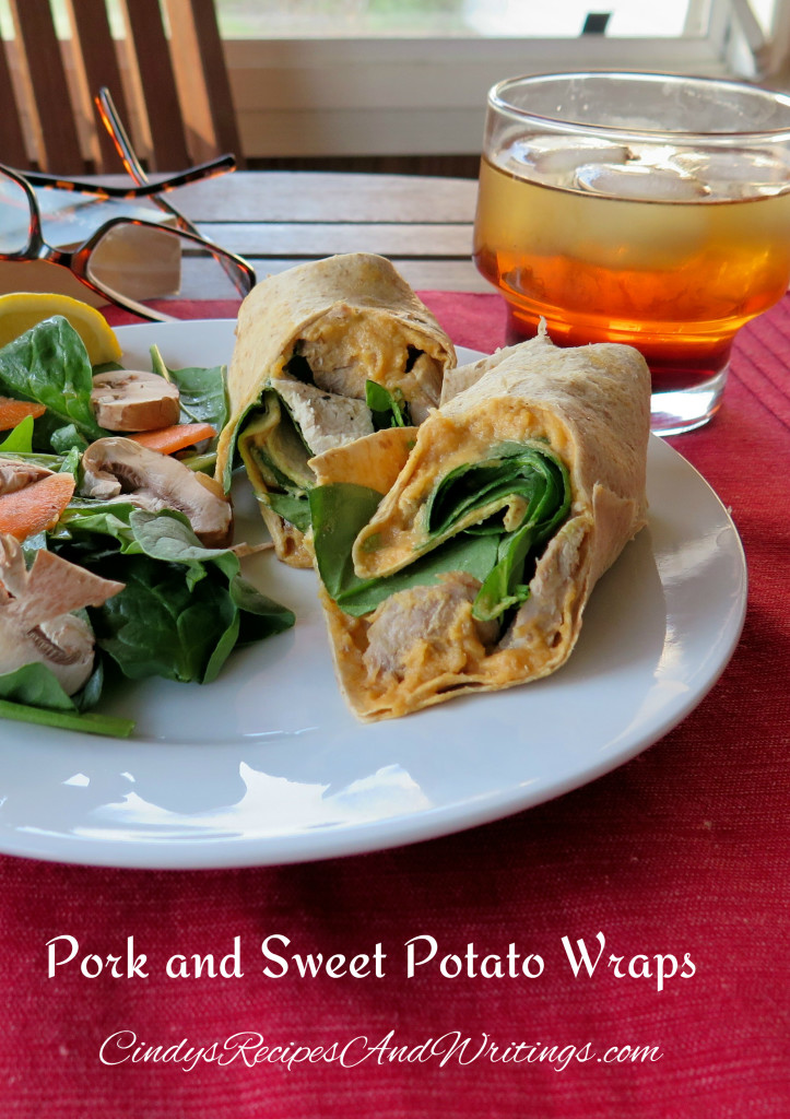 Pork and Sweet Potato Wrap lunch