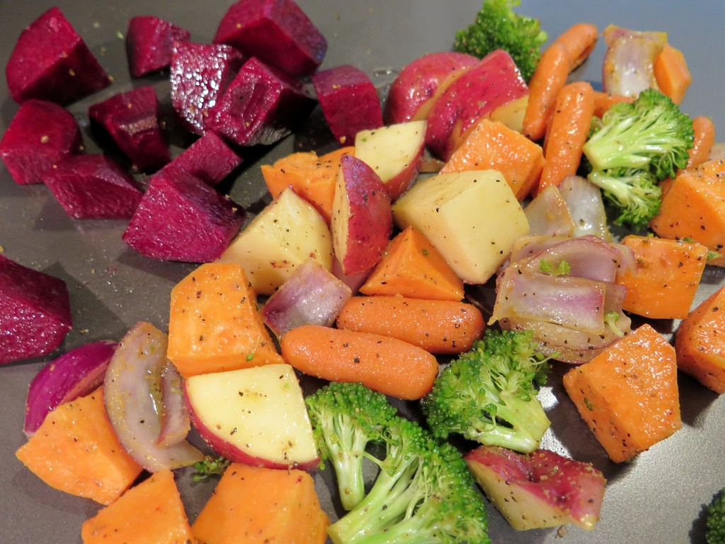 roasted veg tray