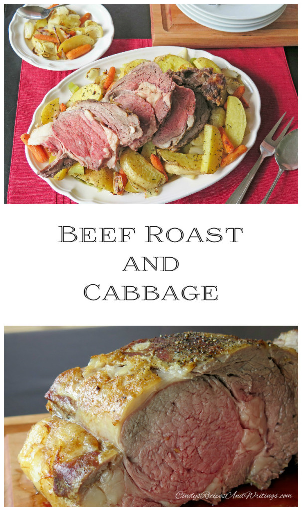 Beef Roast and Cabbage collage