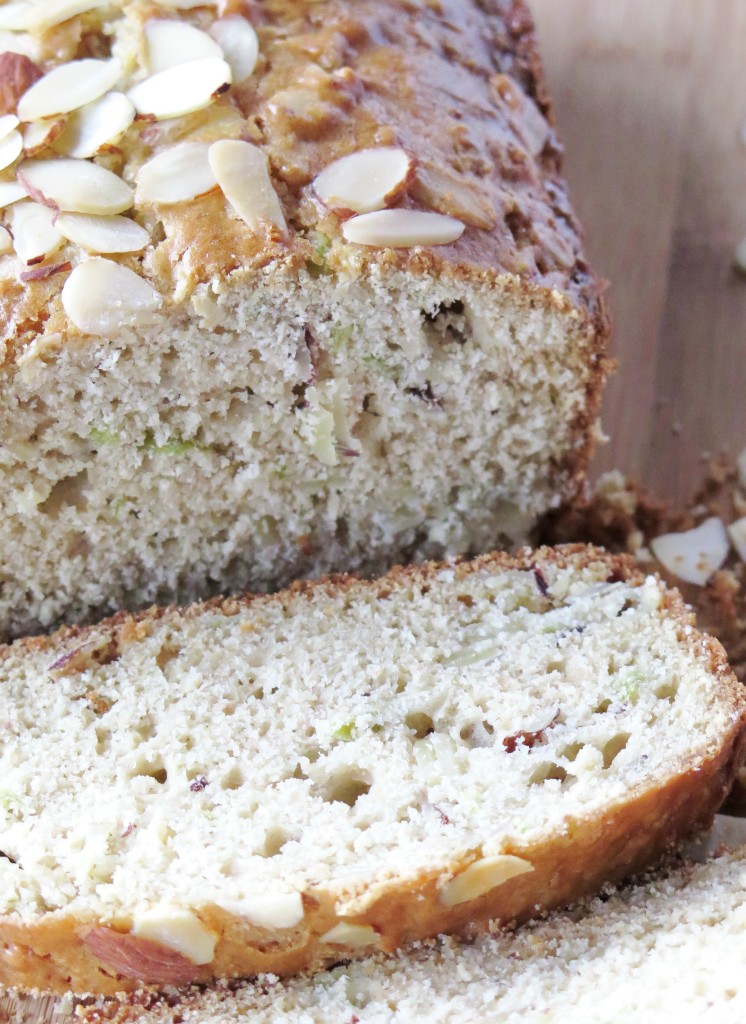 Apple Almond Bread close up