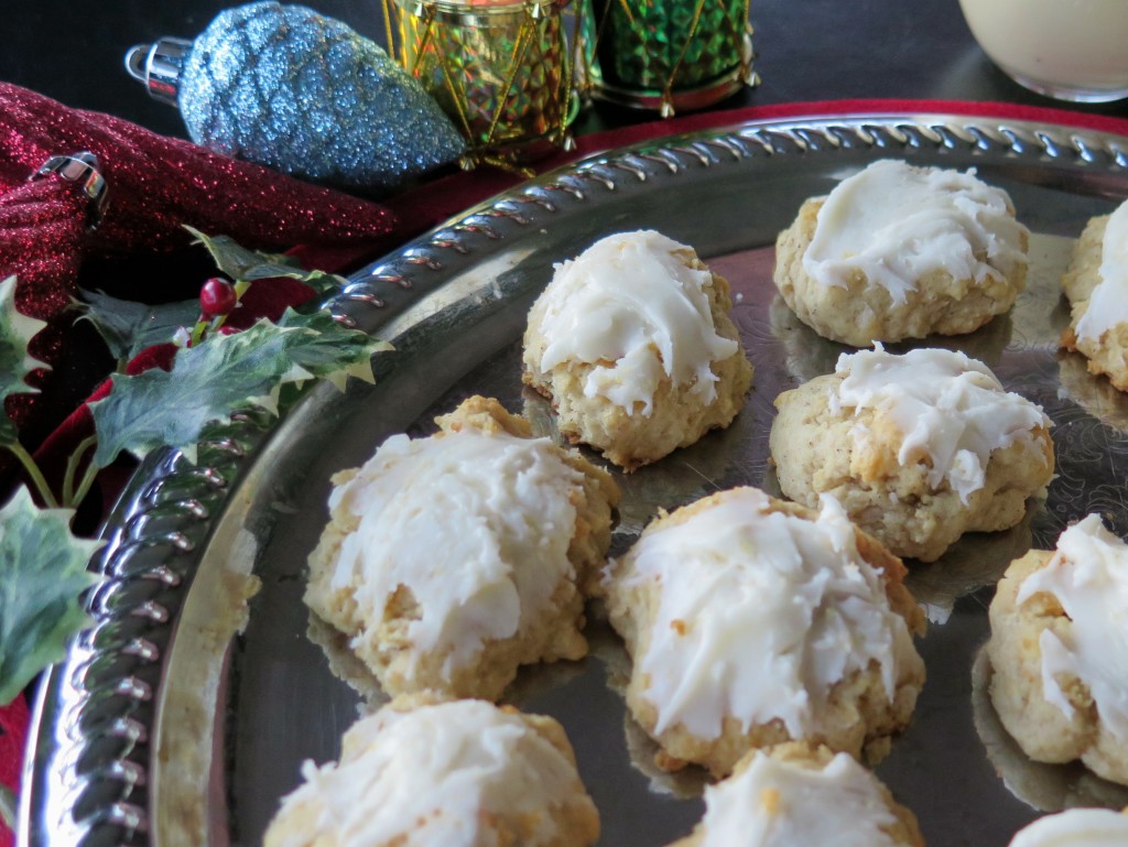 Eggnog cookies