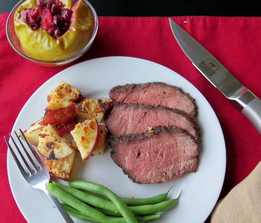 Honey Mustard and Garlic Beef Roast Dinner