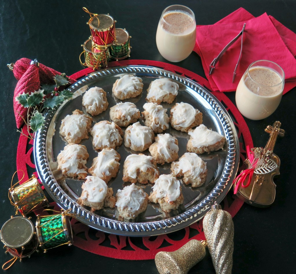 Spiked Eggnog Cookie Tray